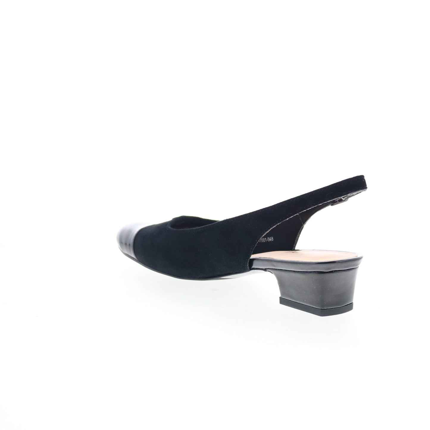 Trotters Dea T7001-048 Womens Black Extra Wide Slingback Heels Shoes