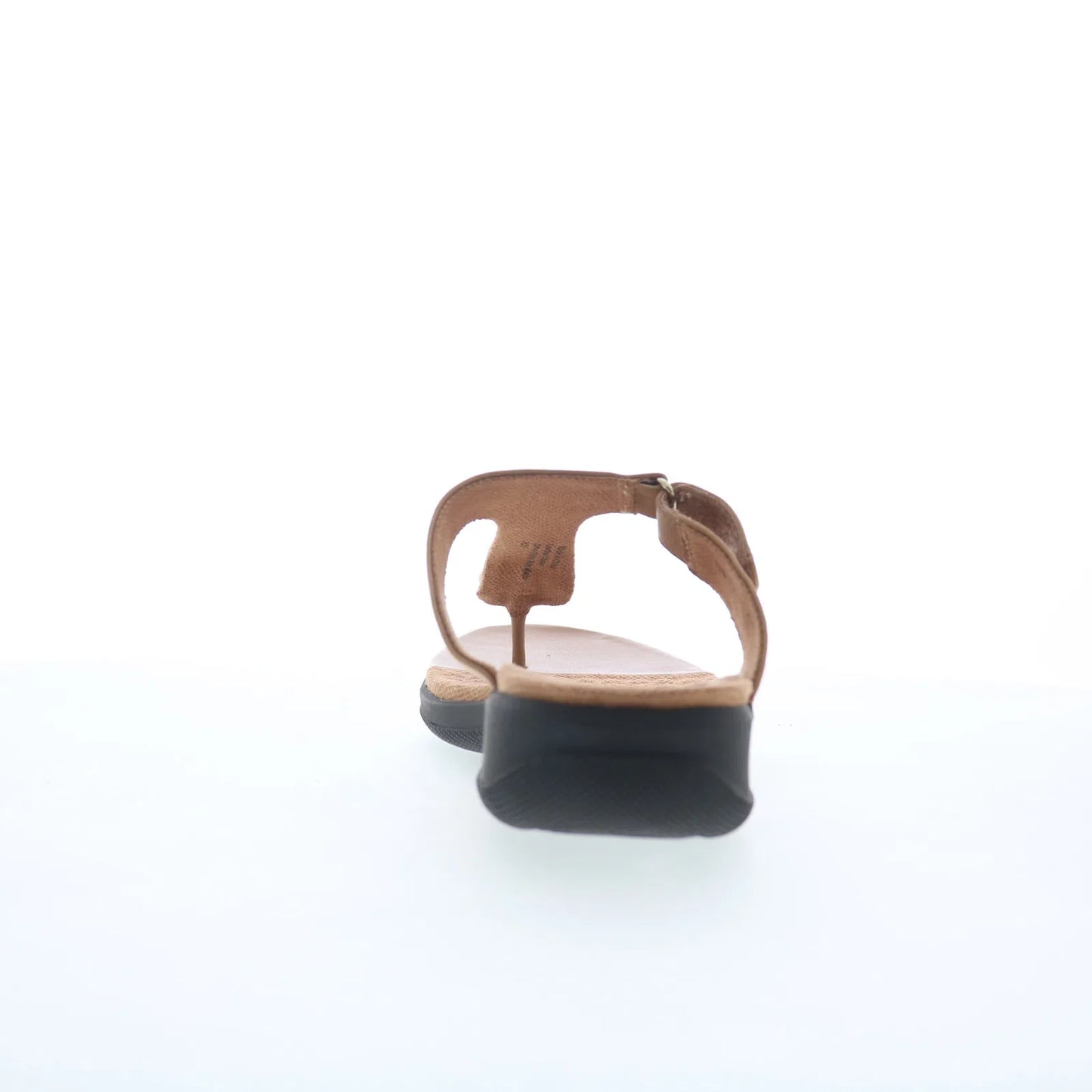 Softwalk Talara S2215-253 Womens Brown Leather Strap Thong Sandals Shoes