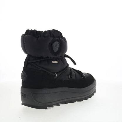 Pajar Taya Iron 79093 Womens Black Canvas Lace Up Casual Dress Boots
