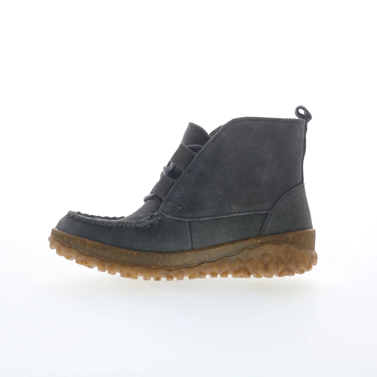 Minnetonka Tealey 80524 Womens Gray Suede Ankle & Booties Boots