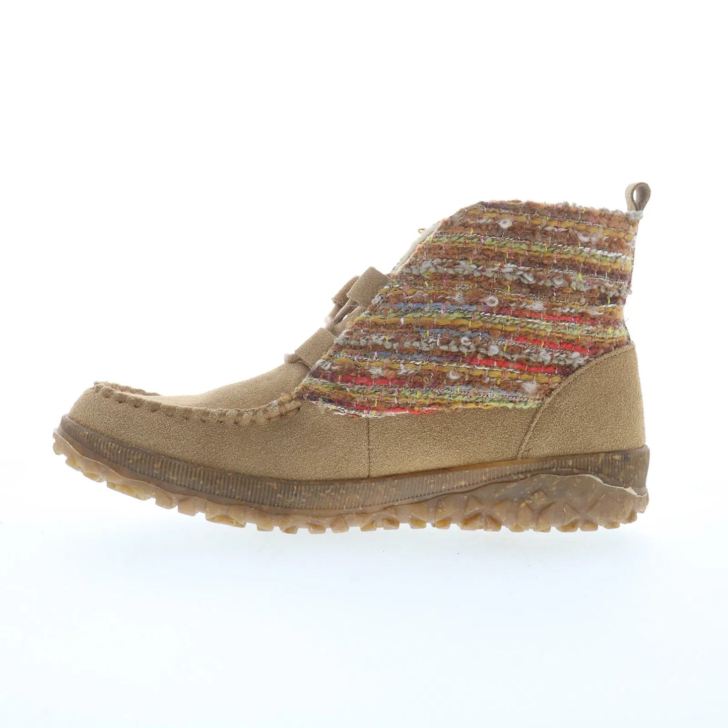 Minnetonka Tealey 80525 Womens Brown Suede Slip On Ankle & Booties Boots