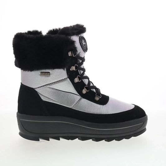 Pajar Titania PDPAB00206.01 Womens Silver Synthetic Ankle & Booties Boots