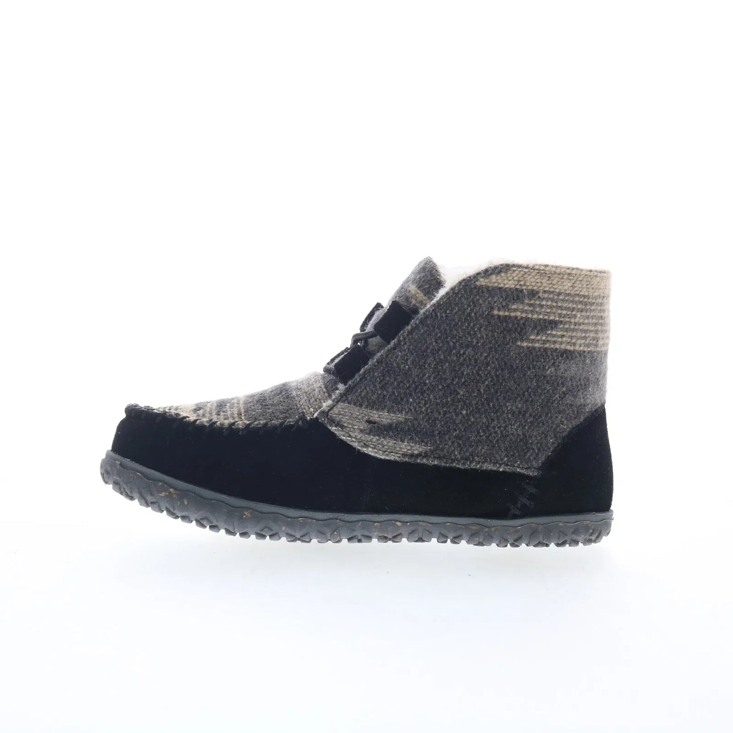 Minnetonka Torrey 40146 Womens Black Suede Loafer Slippers Shoes