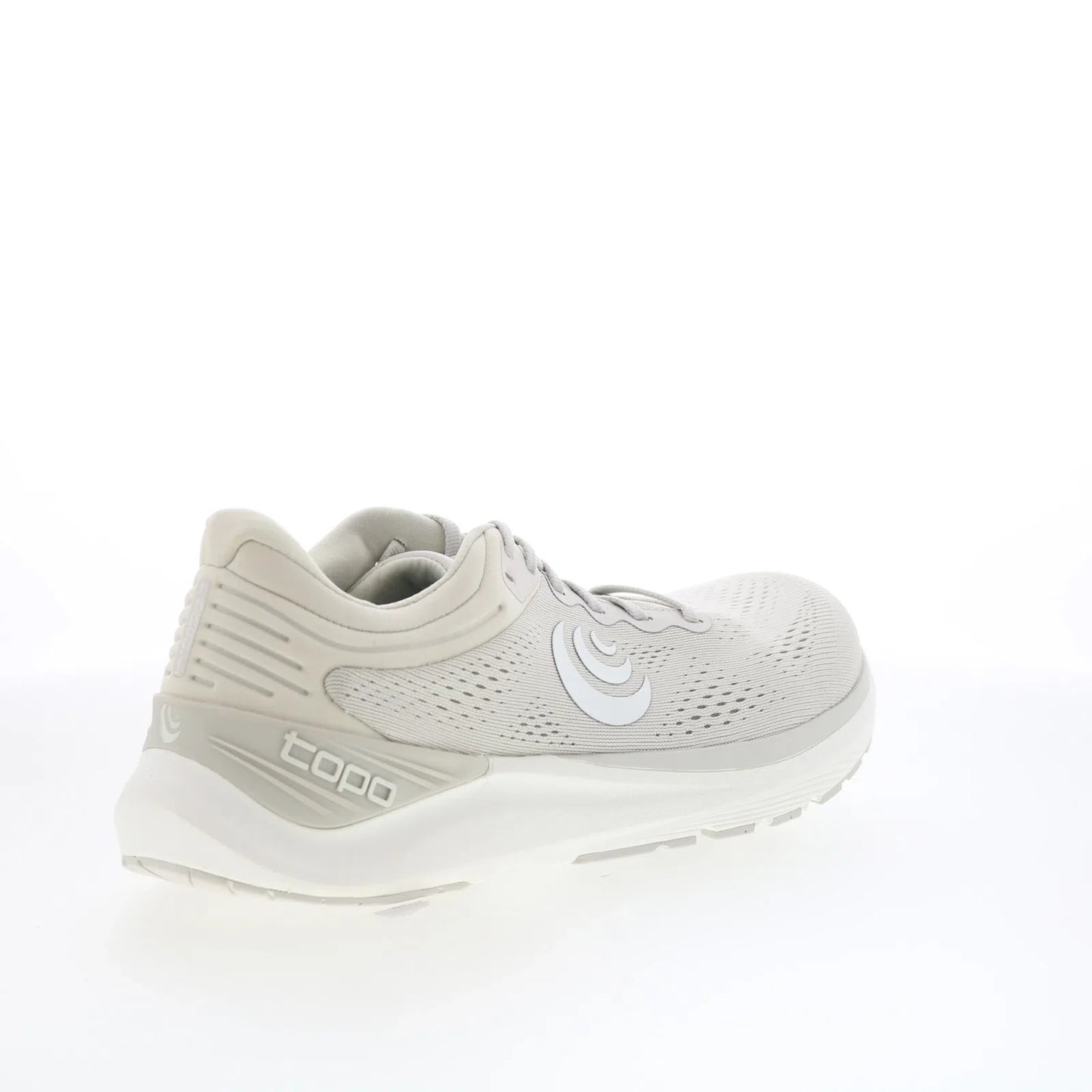 Topo UltraFly 4 W056 Womens Gray Canvas Lace Up Athletic Running Shoes