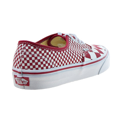 Vans Authentic 'Mix Checker' Men's Shoes Chili Pepper-True White
