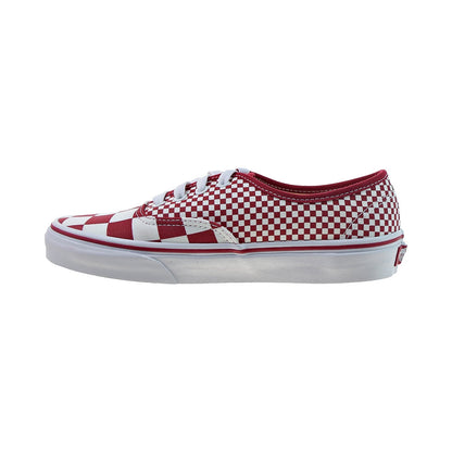 Vans Authentic 'Mix Checker' Men's Shoes Chili Pepper-True White