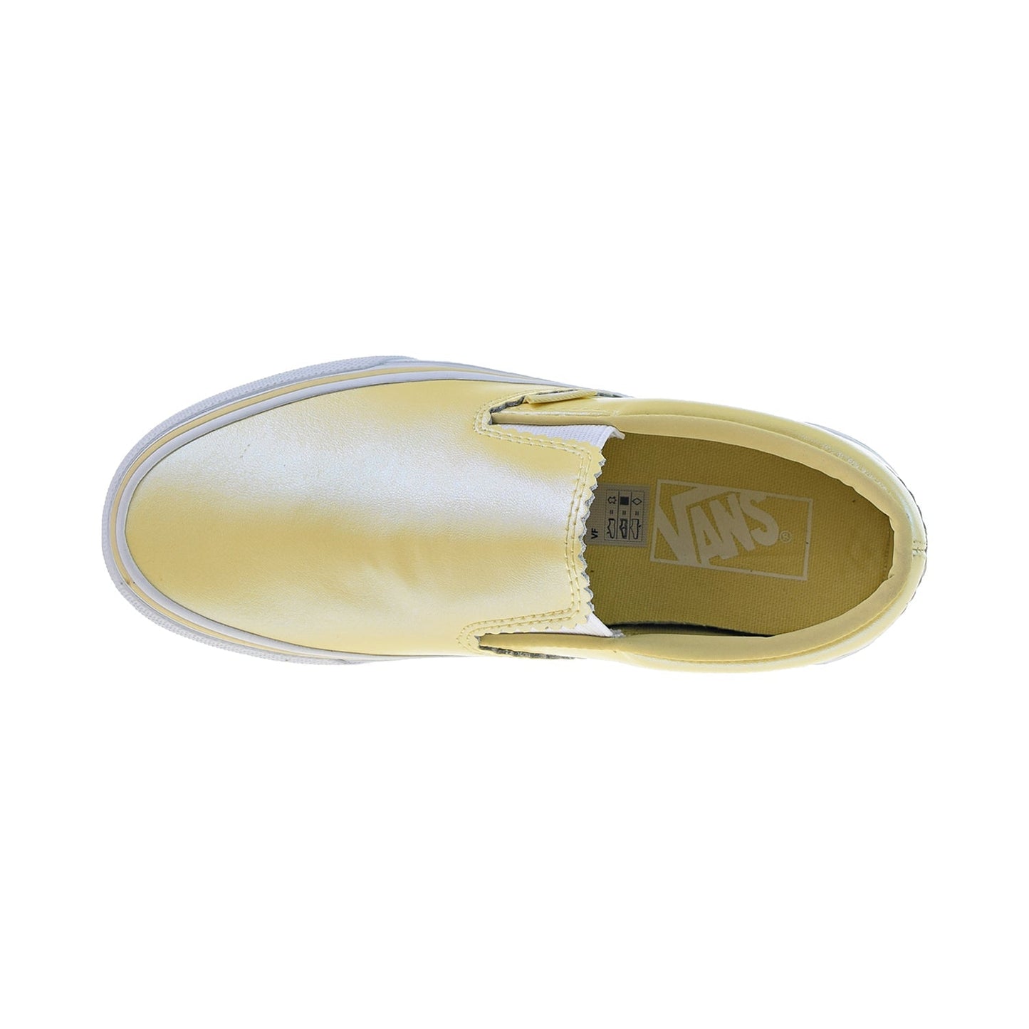 Vans Classic Slip-On "Pearl Suede" Men's Shoes Gold-True White