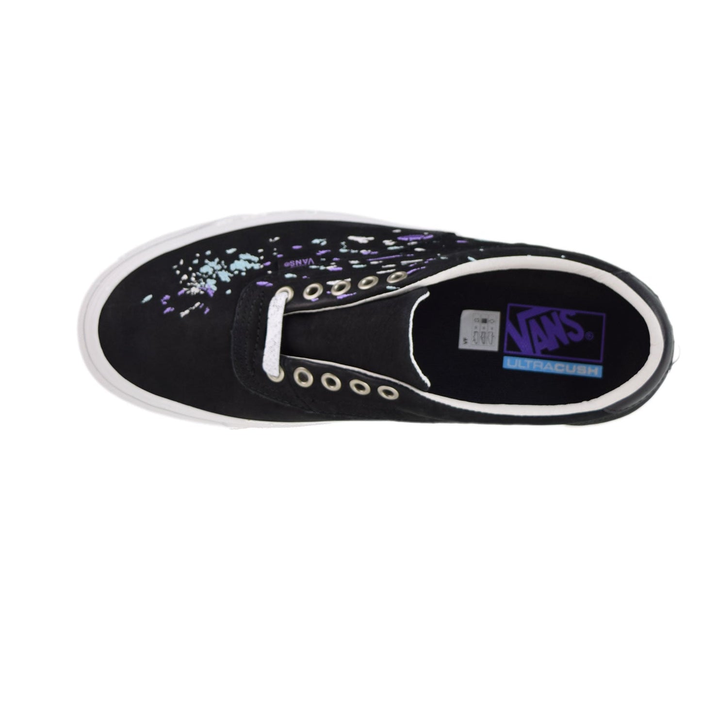 Vans Splatter Embroidery Acer Ni Sp Men's Shoes Black-White