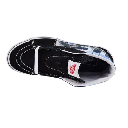 Vans X Moca Frances Stark SK8-Hi Men's Shoes Black-White