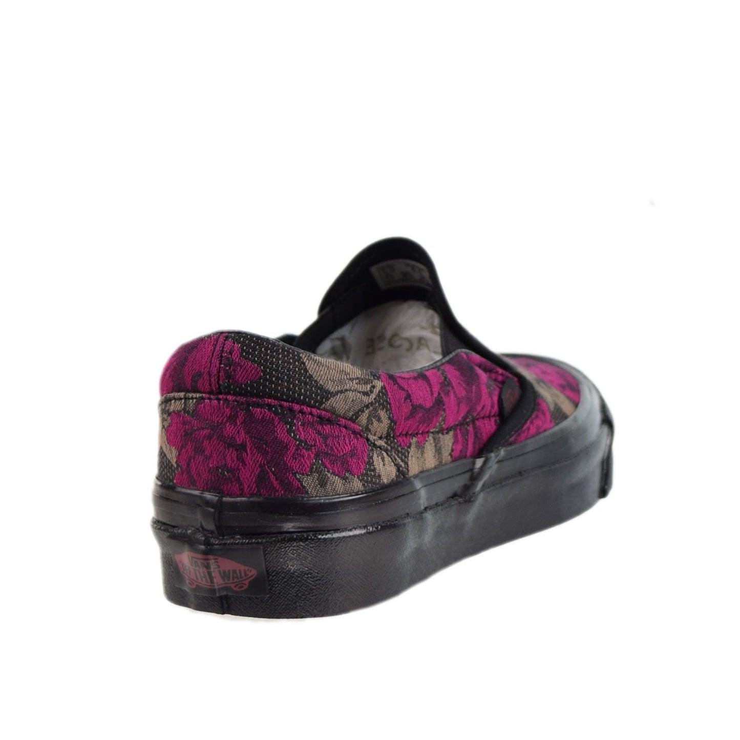 Vans Anaheim Factory Classic Slip-On 98 DX Roses Men's Shoes Black-Red