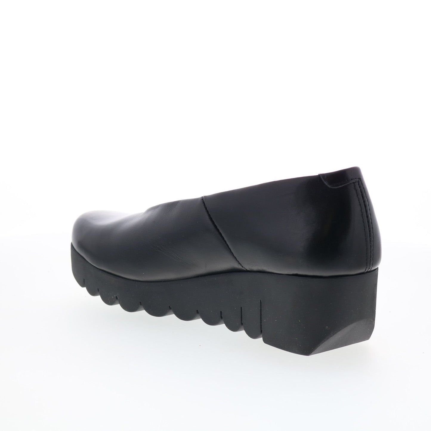 Fly London Voly VOLY200FLY-000 Womens Black Leather Loafer Flats Shoes