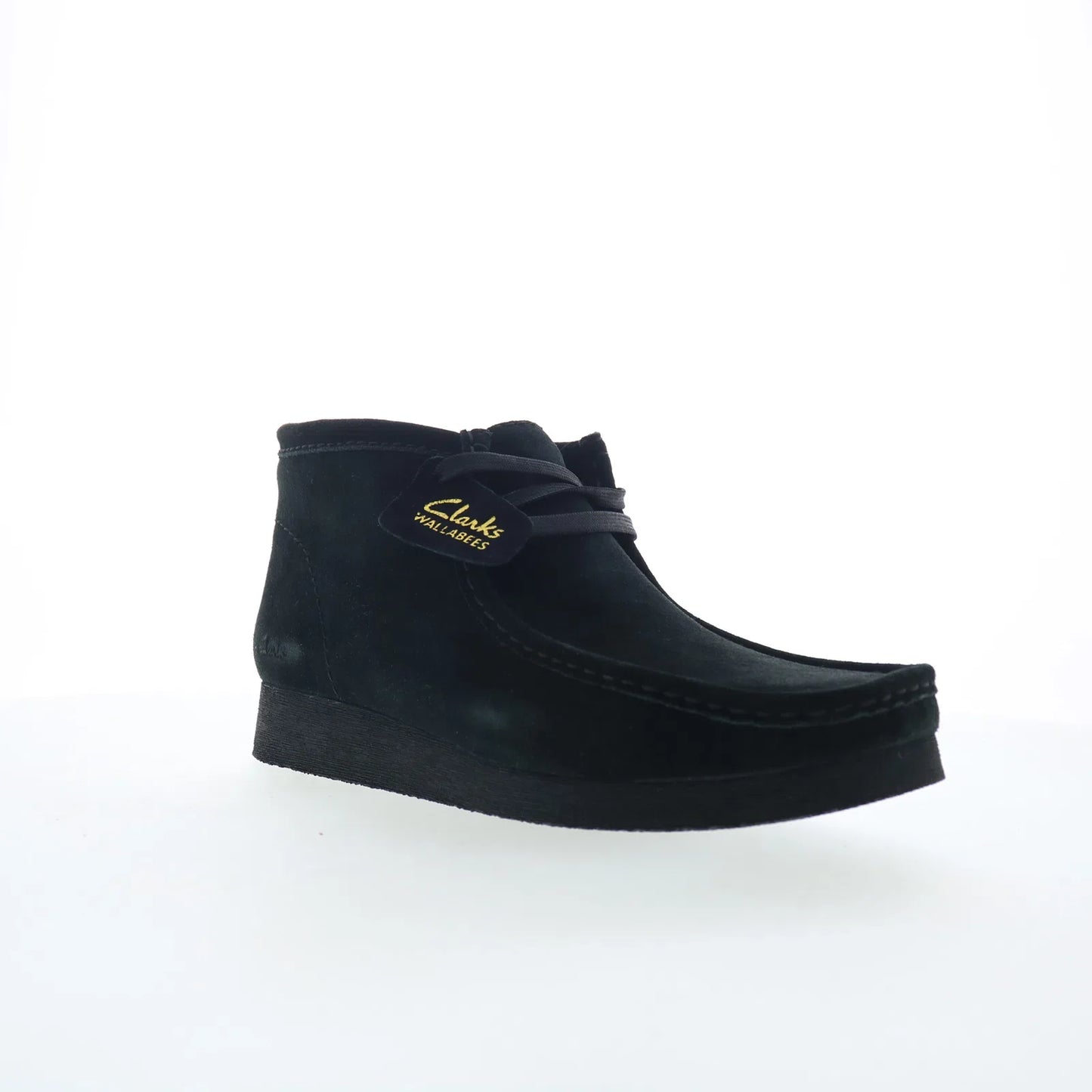 Clarks Wallabee Boot 2 26161529 Womens Black Suede Lace Up Chukkas Boots