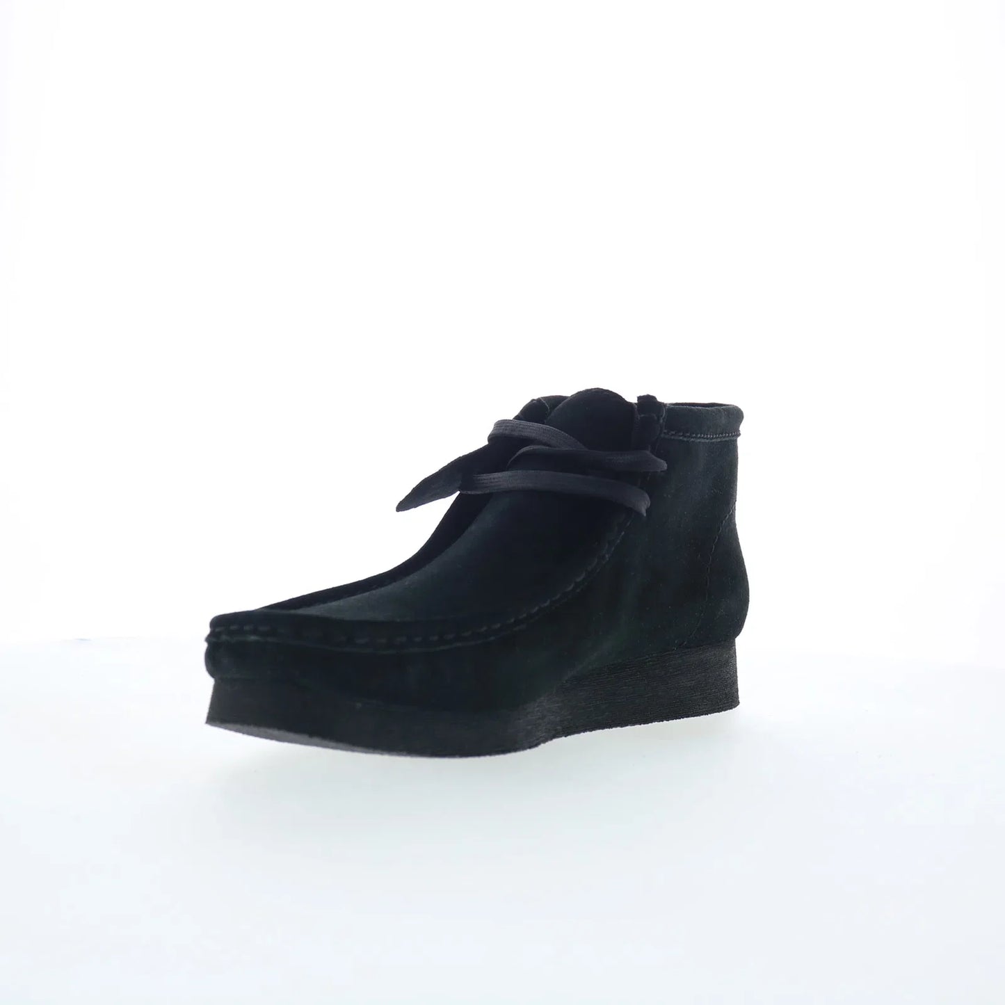 Clarks Wallabee Boot 2 26161529 Womens Black Suede Lace Up Chukkas Boots