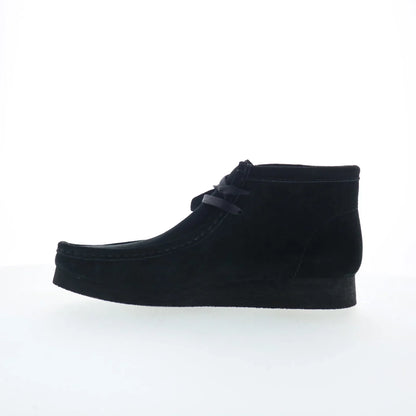 Clarks Wallabee Boot 2 26161529 Womens Black Suede Lace Up Chukkas Boots