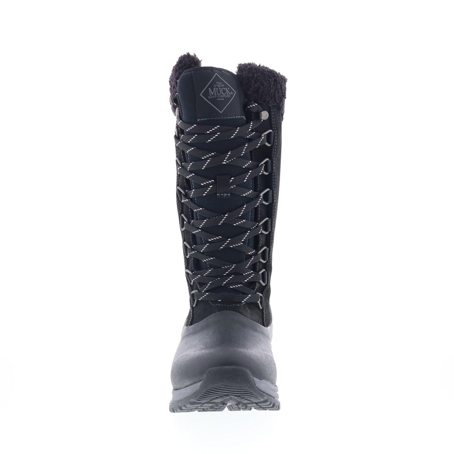 Original Muck Arctic Apres Lace Tall WALT000 Womens Black Leather Winter Boots