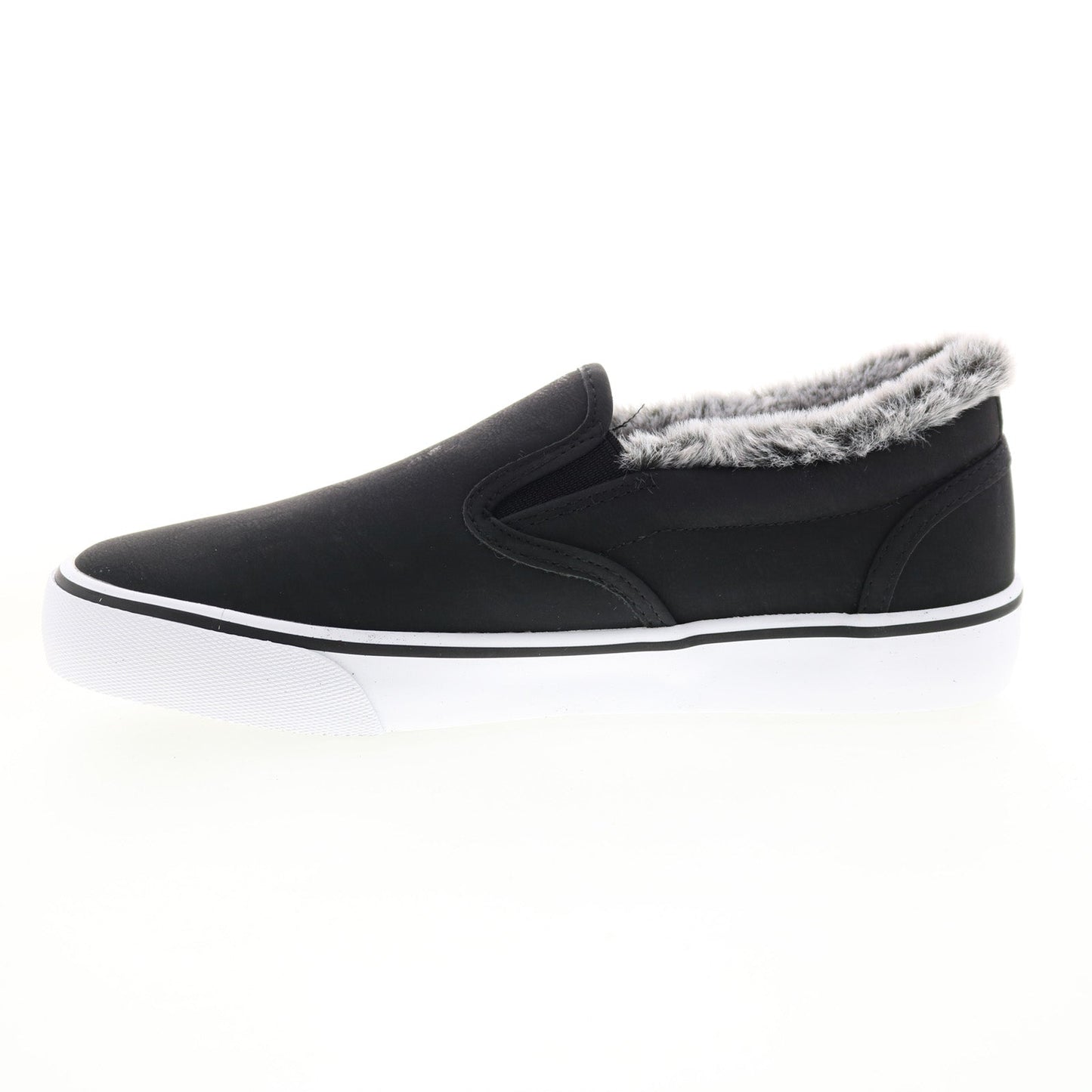 Lugz Clipper LX Fur WCLIPLXFD-060 Womens Black Lifestyle Sneakers Shoes