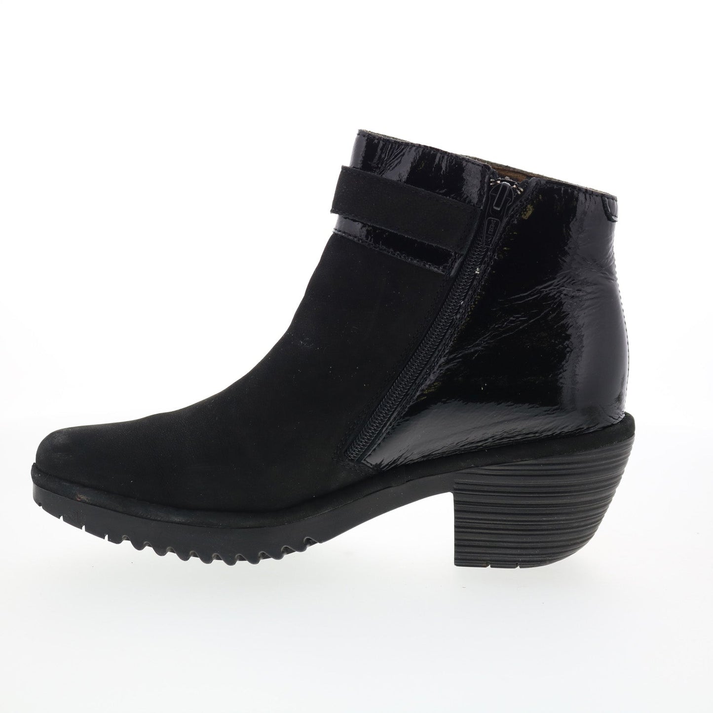 Fly London Wisp WISP342FLY-001 Womens Black Suede Ankle & Booties Boots
