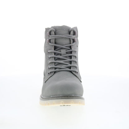 Lugz Mantle HI WMANTLHD-0499 Womens Gray Synthetic Lace up Casual Dress Boots