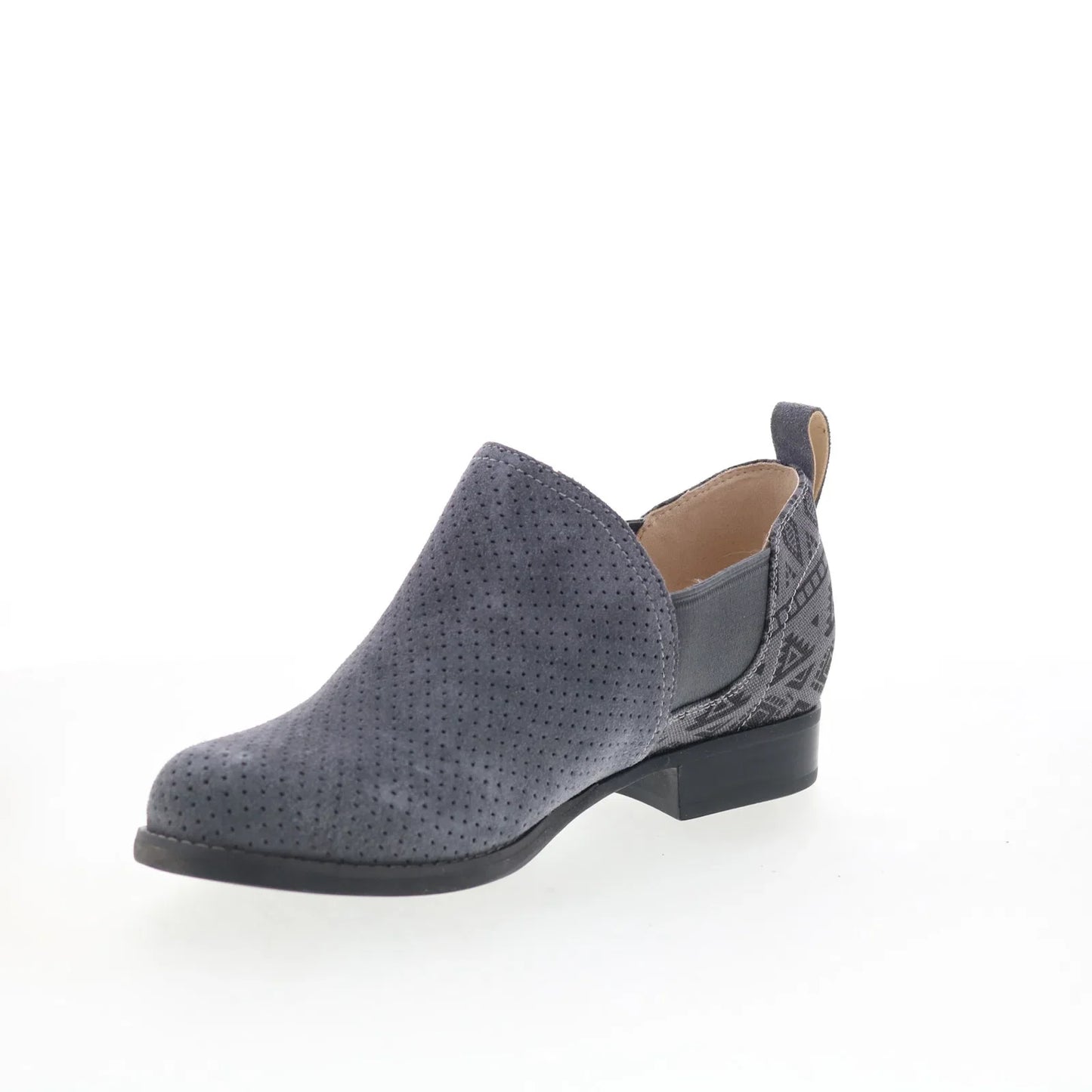 Spenco Wolfridge Shootie SP1041IRN Womens Gray Suede Ankle & Booties Boots