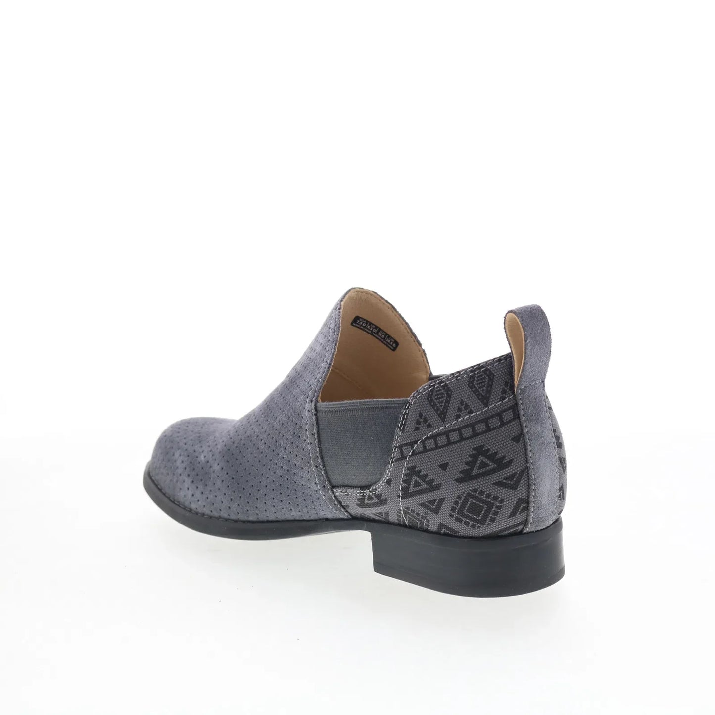 Spenco Wolfridge Shootie SP1041IRN Womens Gray Suede Ankle & Booties Boots