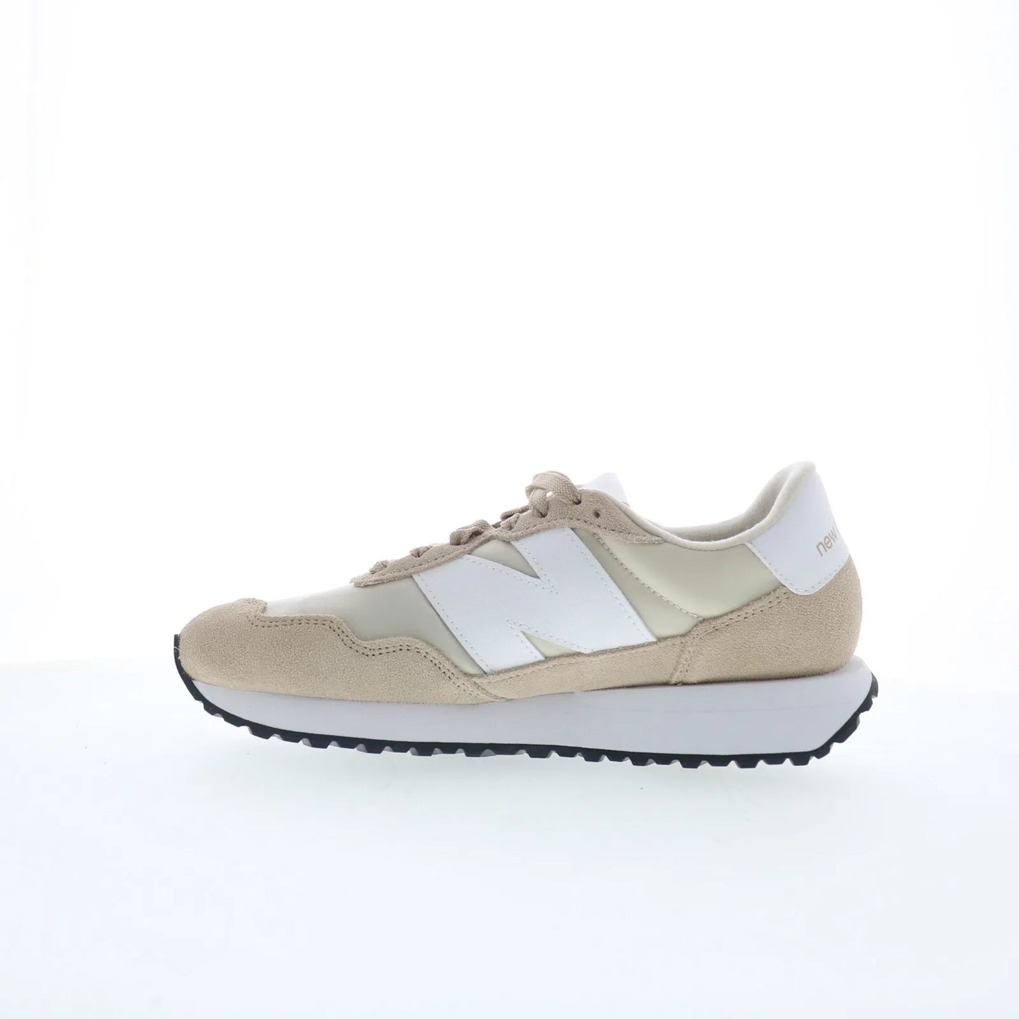 New Balance 237 WS237YB Womens Beige Suede Lace Up Lifestyle Sneakers Shoes