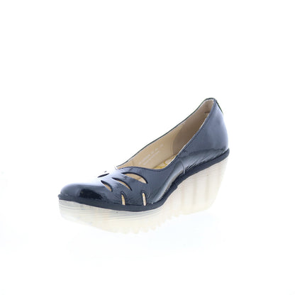 Fly London Yubi YUBI480FLY-004 Womens Black Loafers & Slip Ons Casual Shoes